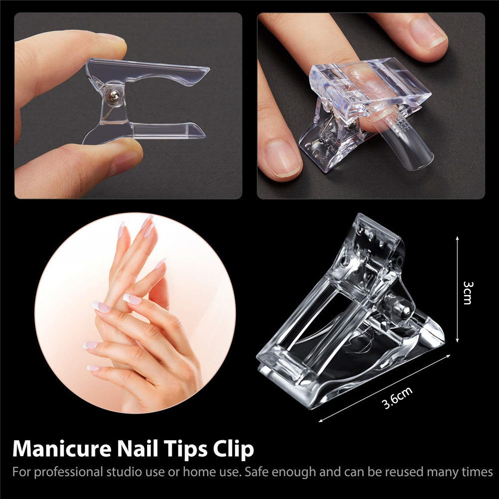 Nail Tip Clip for Qucik Building