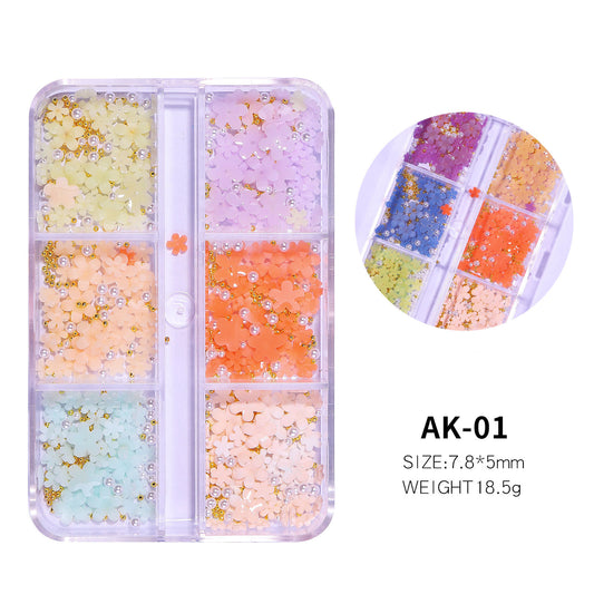 Nail Art Accessory 3D Acrylic Flower